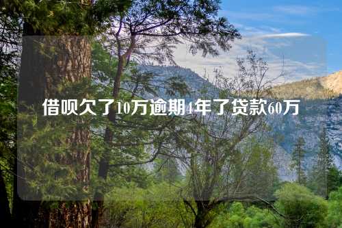 借呗欠了10万逾期4年了贷款60万