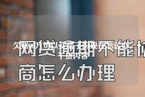 欠账30万可以买房子吗现在怎么办，干货内容