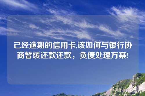 已经逾期的信用卡,该如何与银行协商暂缓还款还款，负债处理方案!