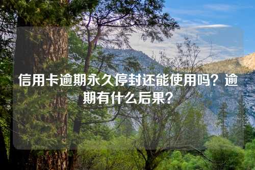 信用卡逾期永久停封还能使用吗？逾期有什么后果？