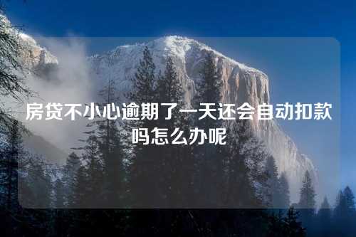 房贷不小心逾期了一天还会自动扣款吗怎么办呢