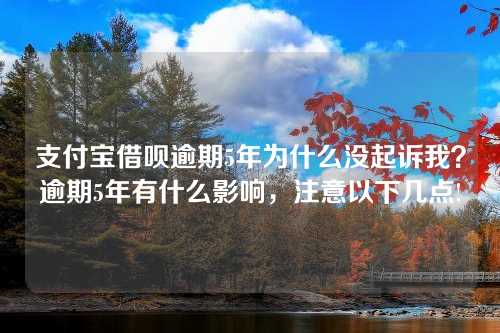 支付宝借呗逾期5年为什么没起诉我？逾期5年有什么影响，注意以下几点!