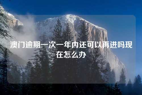 澳门逾期一次一年内还可以再进吗现在怎么办