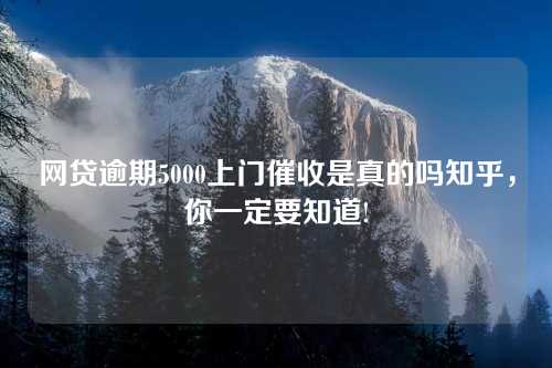 网贷逾期5000上门催收是真的吗知乎，你一定要知道!