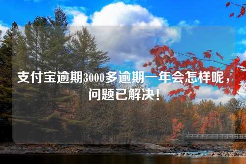 支付宝逾期3000多逾期一年会怎样呢，问题已解决！